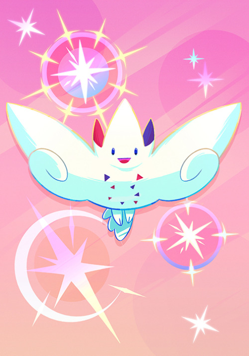 I not a big fan of togekiss, but I did this for a dear friend. I try to give it more unff with some 