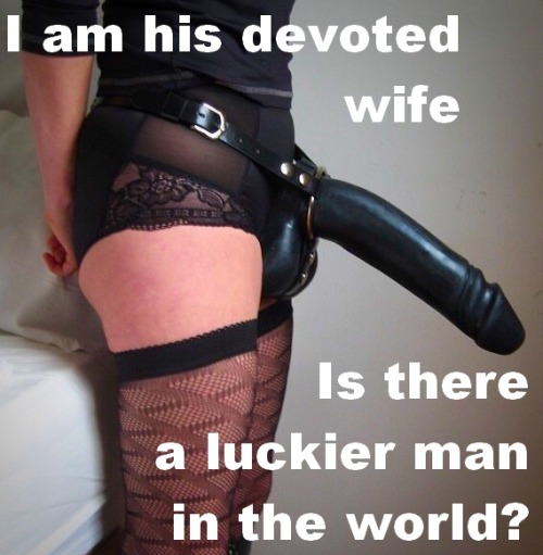 peggediaathong: strapon-harness-fantasy-2: The luckiest man in the world Not at all No Miss, thank y