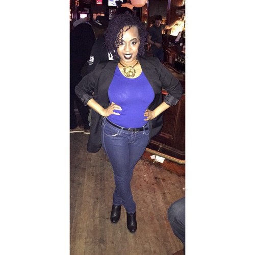 theblackjeangrey:  Winter in the city isn’t so bad after all #NYCNights 😘😏😉❄️🌃