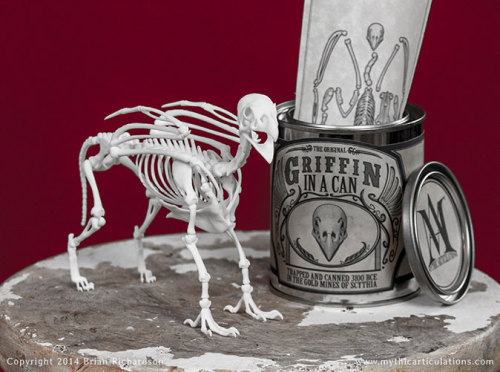 sosuperawesome: 3D printed replicas of mythical creature and cryptid skeletons by MythicArticulation