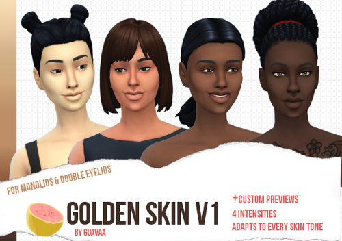 GOLDEN SKIN V1 By Guavaa