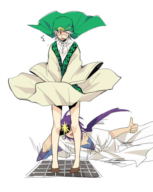 1stmagijudal:  Wow, I’m so bored, that I feel like sharing embarrassing moments of Ja’far! XD — ツインテールなアリス Seiga ID: 944347Member: ゆらすく