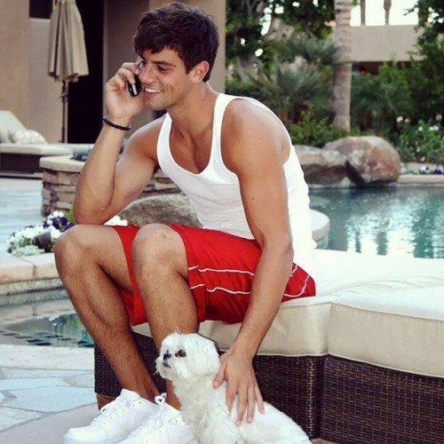 lofficielhomo:  Franky Cammarata: Cute boy with a dog