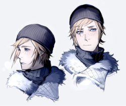 blackpaopu:  ep prompto doodles