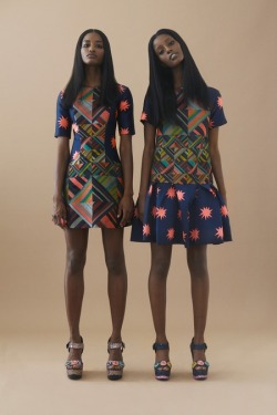 divalocity:     House of Holland Resort 2014: Melodie Monrose &amp; Senait Gidey         