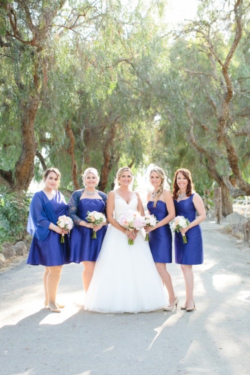 Featured by Wedding Chicks (Billye Donya Photography)Bridesmaids’ Dresses by Anna Elyse