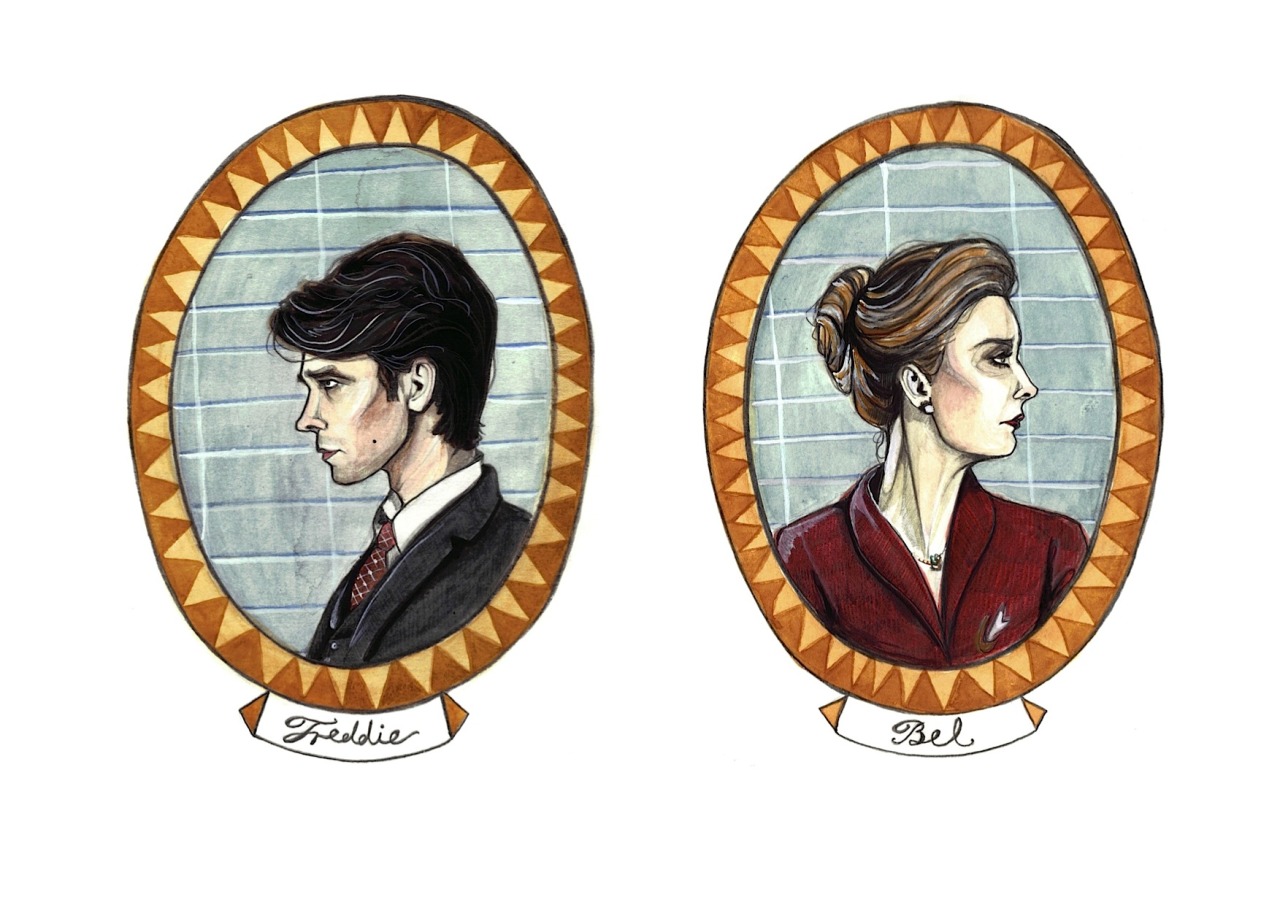 anneboleynfanclub:  Freddie and Bel from The Hour 
