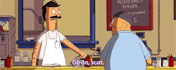 thebelchers:  “I meant go, not scat.”