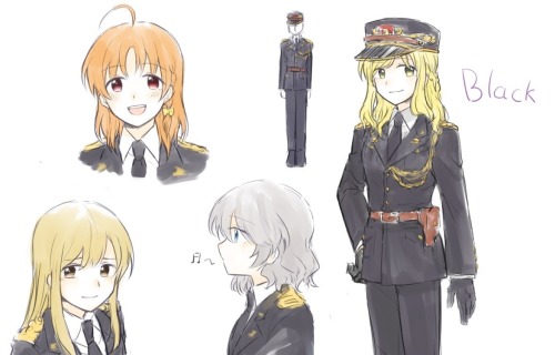 xswordeyesx:  Phantom Thief Mari!!! someone make an AU of this!! Aqours wearing a different kinds of uniform created by baiT Angel and Edo AU 