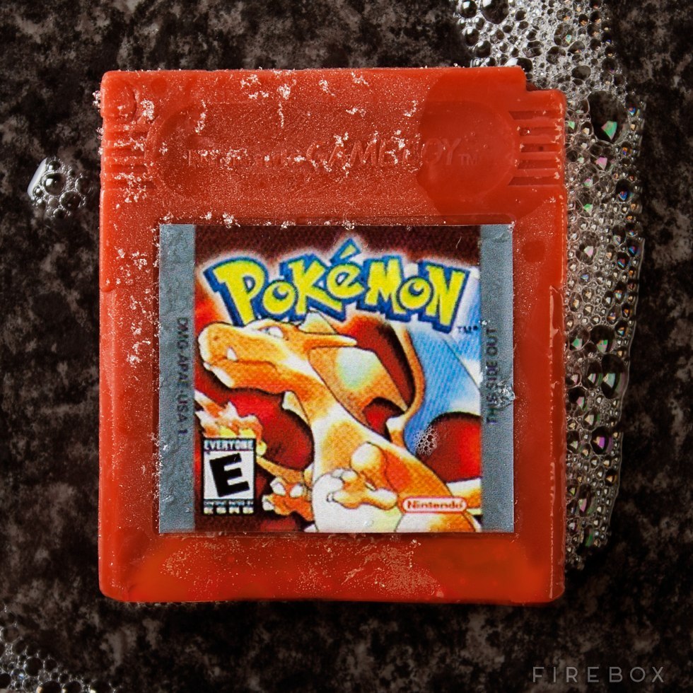   Gameboy Cartridge soaps Your favorite Gameboy Classics that you can’t play but