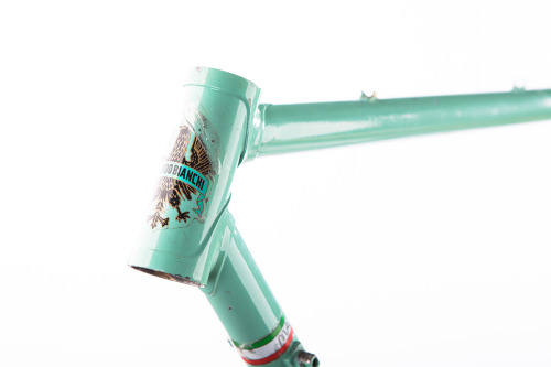 Classic vintage steel Bianchi Krono for collectors of famous Italian steel framework.Fabulous TT Kro