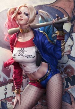 xombiedirge:  Harley by Stanley Lau / Website / Tumblr  