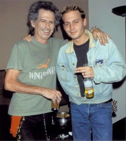 aatlob:  Johnny Depp Keith Richards