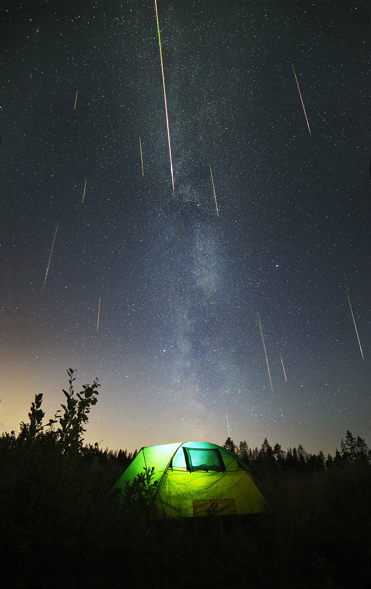 astronomyblog:    Camping under perseids in 2015  by: Mikhail Reva