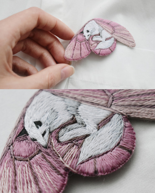 Winged foxes Brooches!en.lerapetunina.com