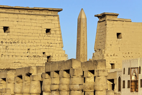 egypt-museum:Luxor Temple ComplexView of the Temple of Luxor and Obelisk of Ramesses II, Luxor.