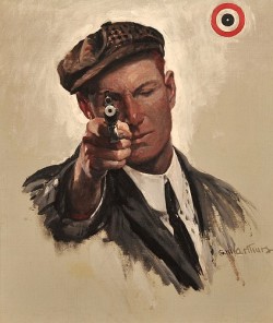 Bulls Eye, Saturday Evening Post Cover By