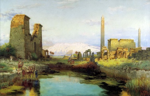 Carl Wuttke, The Tempel Of Karnak 1911 