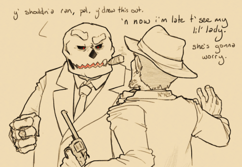 nighttimepixels: … more mafia!Red, anyone? Poor goon went ‘n used up all his bullets tr