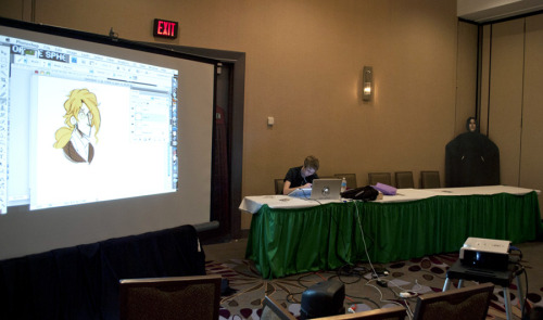 Finally getting around to posting photos from my 3-hour tour panel at Kawa Kon (courtesy of elendrau