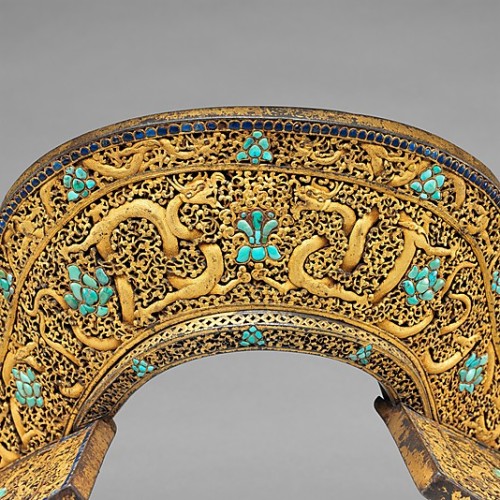 Set of saddle plates, Tibet or China, ca 1400This set of saddle plates represents a high point in th