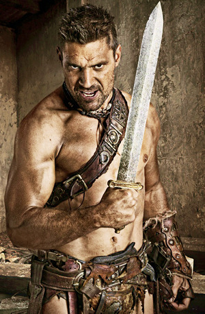 Manu Bennett as Crixus