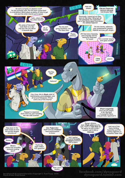 dynoguard: DynoGuard - Pages 1-7 Behold the mysteries of Science Tower One and meet Brach Longstride