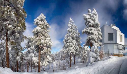 Snow makes it tricky to get to, but beautiful to look at. Thanks to our Deputy Director for Science,