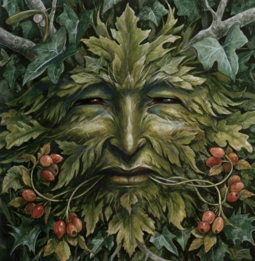 voiceofnature:Green Man by Brian Froud 