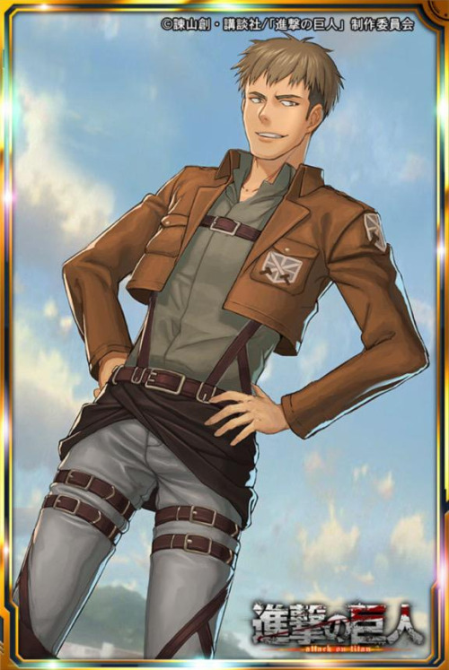 Jean in the 2nd SnK x Million Chain collaboration!These are the original “cards” without the game’s overlay graphics!