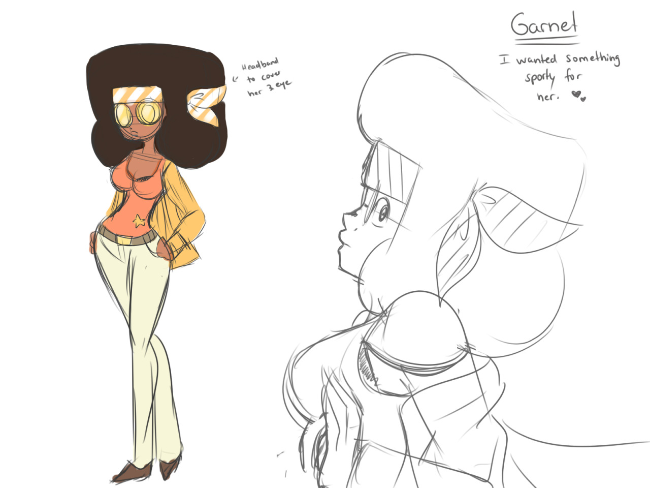 opalisagoddess:  princesssilverglow:  The full outfit I made for Garnet for this