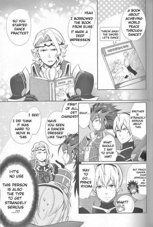 maple-rose:Fire Emblem Fates Anthology Side Royal Family Chapter 7: Shall We Dance?Scanned / cleaned