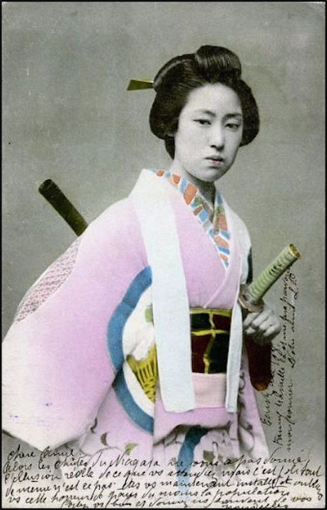 onna bugeishaWhen you watch Kurosawa’s The Seven Samurai, which is set in 16th-century Japan, you ar
