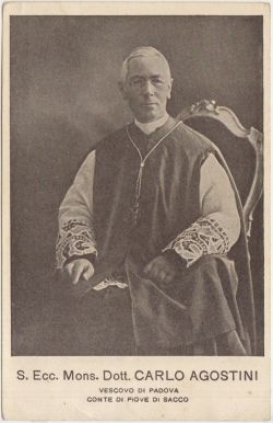 Carlo Agostini (San Martino di Lupari, 22 aprile 1888 – Venezia, 28 dicembre 1952) è stato un patriarca cattolico italiano.