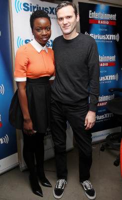 dailytwdcast:Danai Gurira at SiriusXM Studios in New York City on February 12, 2016