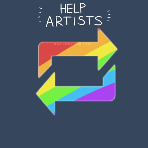 fiendish-arts:creativecassy:Get them seen, give them encouragement, help give artists a creative dri