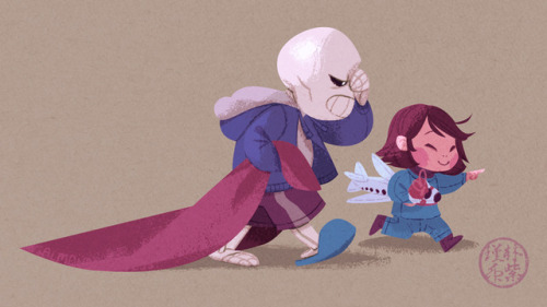 purplealmonds:Some illustrations I did a while ago for an Undertale project that (to my understandin