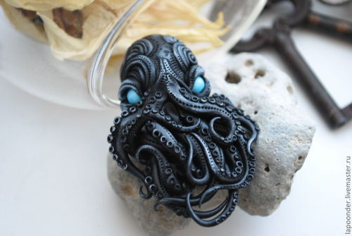 Porn Pics fhtagn-and-tentacles:  OCTOPUSES PENDANTS by