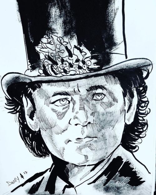 Is it Christmas yet? #billmurray #scrooged #oldchristmasdrawings #christmas #christmas2017 #inksketc