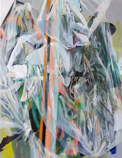 When The Rapture Split110 x 85 cmoil and acrylic on linen