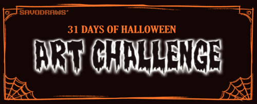 spoopyartchallenge: What better way to celebrate Halloween then a 31 day ART CHALLENGE? RULES: Art s