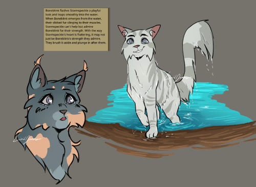So I Decided To Do A Set Of Doodles For My Favorite Pair Of Kitties I Got In Clangen! 