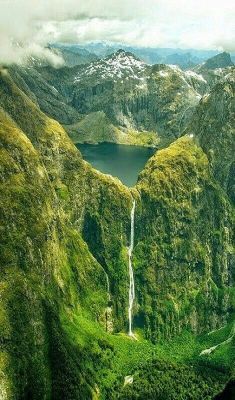 benrogerswpg:  Sutherland Falls, Fiordland, New Zealand, Travel http://bit.ly/1aTYr0M