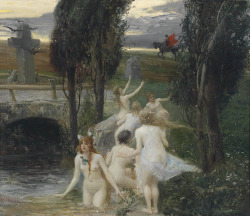 silenceformysoul:  Eduard Veith - Nereids, 1925 