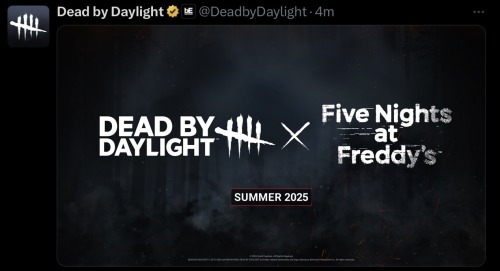 DEAD BY DAYLIGHT WAS FIRST IN LINE