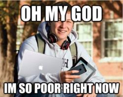 9gag:  How I see 90% of students nowadays