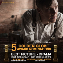 theimitationgameofficial:  Congratulations to The Imitation Game on their FIVE Golden Globes Nominations! 