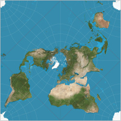 Foresail:the Peirce Quincuncial Map Projection Will Change Your Perspective On The