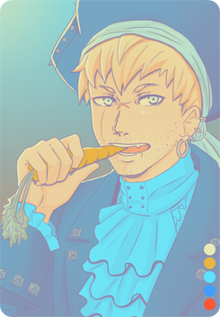 princettesei:  Pirate!Noiz + 90 for dr-softy,