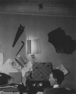 grupaok:  Percy Rainford, The studio of Marcel Duchamp at 120 West 14th Street, January 11, 1945 